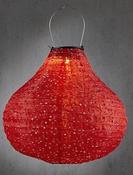 SOLAR LANTERN LED RED WARM WHITE | EDEL1106485 image