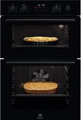 ELECTROLUX BUILT IN DOUBLE OVEN BLACK | EDFDC46K image