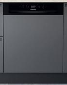 HOTPOINT 14 PLACE SEMI INTEGRATED DISHWASHER BLK | H3BL626BUK image