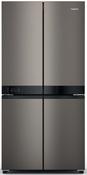 HOTPOINT AMERICAN FRIDGE FREEZER BLACK-INOX | HQ9U2BLG image