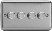 VARILIGHT LED DIMMER 4G 2W B/CHROME | JSDP254 image