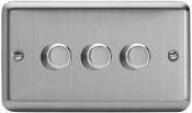 VARILIGHT DIMMER 3G 2W 10-300W M/CHROME | JSDP303 image