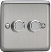 VARILIGHT DIMMER 2G 2W 10WATT/250W S/CH | JSP252 image