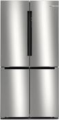 BOSCH FRENCH DOOR FRIDGE FREEZER ST-STEEL | KFN96VPEAG image
