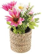 15CM 12PC PINK-WHITE FLOWER | PT240430PK