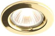 50W GU10 MAINS DIE CAST D/L IP20 65MM BRASS | RS201E02 image