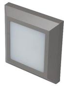 TWILIGHT 3W LED SQUARE WALL LIGHT IP65 GREY | RTW0330SQ24 image