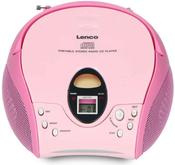 LENCO PORTABLE CD PLAYER BOOMBOX PINK | SCD24PINK image