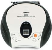 LENCO PORTABLE CD PLAYER BOOMBOX WHITE-BLACK | SCD24W image