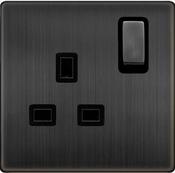 13A INGOT 1 GANG DP SWITCHED SAFETY | SFBZ1535BK