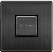 10A INGOT 3 POLE FAN ISOLATION SWITCH - MATT BRONZ | SFBZ520BK