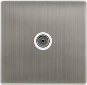 SINGLE NON-ISOLATED COAXIAL OUTLET - STAINLESS STE | SFSS065PW