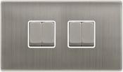 10AX INGOT 4 GANG 2 WAY SWITCH - STAINLESS STEEL  | SFSS414PW image