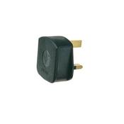 RUBBER PLUG TOP 13AMP 3PIN BLACK | 6283B