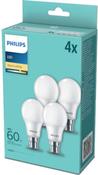 LED 60W A60 B22 WW FR ND 4 PACK | 929002310297 image