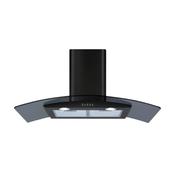 CDA 90CM GLASS EXTRACTOR HOOD BLACK | ECP92BL image