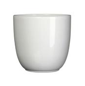 TUSCA POT ROUND WHITE - H25XD28CM
 | EDEL144690 image