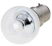 LED GOLF BALL 1W BC CLEAR | EVLEDGB1BCCWWPF