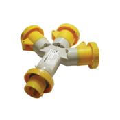 ADAPTOR 16 AMP 3W IP65 110 VOLT | GW64022