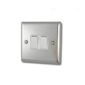 SWITCH 2 GANG 2WAY CHROME | MC404A image