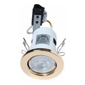 DOWNLIGHTER GU10 TILT BRASS SPRING LOAD | RS208E02 image