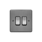 2 GANG 2 WAY SWITCH (10AX) | WRPS22BSB image