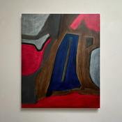 Crossing, 2024 - Abstract Oil Painting, Michael J Kinsella image