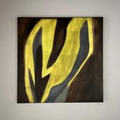 Plume, 2024 - Abstract Oil Painting, Michael J Kinsella image
