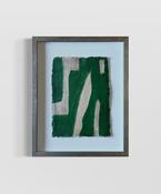 Frameworks – Work No. 02: Abstract Oil Painting On Rag Paper (2025), Michael J Kinsella