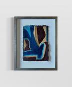 Frameworks – Work No. 07: Abstract Oil Painting On Rag Paper (2025), Michael J Kinsella