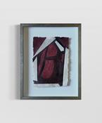 Frameworks – Work No. 12: Abstract Oil Painting On Rag Paper (2025), Michael J Kinsella
