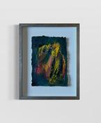 Frameworks – Work No. 13: Abstract Oil Painting On Rag Paper (2025), Michael J Kinsella