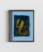 Frameworks – Work No. 14: Abstract Oil Painting On Rag Paper (2025), Michael J Kinsella