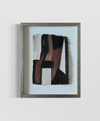 Frameworks – Work No. 20: Abstract Oil Painting On Rag Paper (2025), Michael J Kinsella