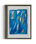 Frameworks – Work No. 25: Abstract Oil Painting On Rag Paper (2025), Michael J Kinsella
