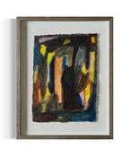 Frameworks – Work No. 33: Abstract Oil Painting On Rag Paper (2025), Michael J Kinsella