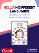 Hello in Different Languages POSTER - Early Years Shop