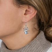 Crystal Spider Drop Earrings | Nickel Free Earrings Ireland | Earsense - Earrings for sensitive ears image