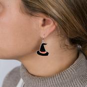 Witches Hat Drop Earrings | Nickel Free Earrings Ireland | Earsense - Earrings for sensitive ears image