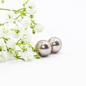 Moonlit Pearl Stud Earrings - Earsense - Earrings for sensitive ears image