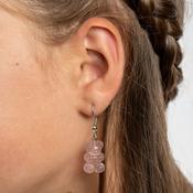 Pink Gummy Bear Earrings | Nickel Free Earrings Ireland | Earsense - Earrings for sensitive ears