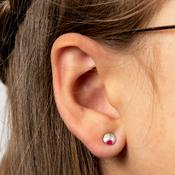 Iridescent Stud Earrings for Sensitive Ears image