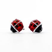 Ladybird Stud Earrings - Earsense - Earrings for sensitive ears image