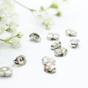 Gold/Silver Butterfly Earring Backs - Silver