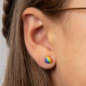 Bubblegum Ball Stud Earrings | Nickel Free Earrings Ireland | Earsense - Earrings for sensitive ears image