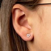 Pink Crystal Heart &amp; Turtle Stud Earring Gift Set | Nickel Free Earrings Ireland | Earsense - Earrings for sensitive ears