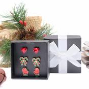 Christmas Treasures Earring Trio Gift Set | Nickel Free Earrings Ireland | Earsense - Earrings for sensitive ears image