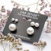 Amy' Multipack of Pearl Earrings for Sensitive Ears image