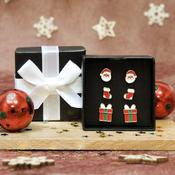 Christmas Earrings From Santa - Earsense - Earrings for sensitive ears image