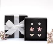 Petal and Pearl Gift Set | Nickel Free Earrings Ireland | Earsense - Earrings for sensitive ears image